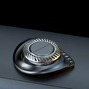2022 Luxury Solar Power Rotate Aroma Car Perfume Diffuser Scent Air Freshener Aromatherapy Hidden Temporary Phone Number Interior Accessories thumbnail-2
