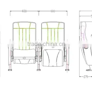 Rocking Back Cinema Seat for Sale HJ812-L thumbnail-5