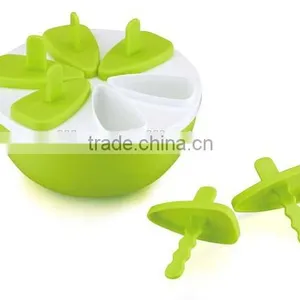 6 X Ice Mold Maker Orange Shap Ice Cube Tray Popsicle Mold thumbnail-2