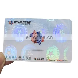 Secure & Key Pattern Transparent Holographic Overlay Film thumbnail-1