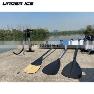 10'6''x32''x6'' Standard Size UICE Nature Grey Wood Design Inflatable Sup Stand Up Paddle Board ISUP Air Board thumbnail-2