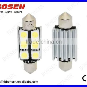 CANBUS Car LED Light Festoon 36MM/39MM 6SMD 5050, Super Bright thumbnail-1
