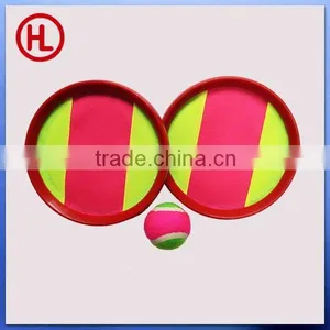 Catch Game TOP QUALITY Hot Sale Color Plastic Throw Sticking Beach Tennis Racket With Tennis Ball Wholesale thumbnail-2
