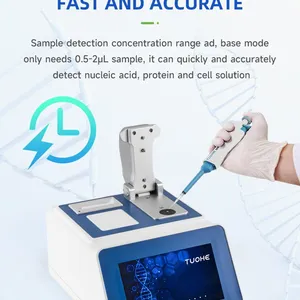 Tuohe Ultra-Micro Spectrophotometer UV Tnano-800 Laboratory Photometer for 0.5-2ul Sample Detection of Nucleic Acids, Proteins, and Cell Solutions thumbnail-1