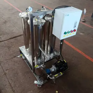 Hong Shenglong Hydraulic Oil Refueling Vehicle, Portable Oil Filter, Mobile Lubricating Oil Filter Cart thumbnail-2