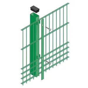 Double Wire Mesh Fence for Construction Sites and Temporary Barriers thumbnail-1