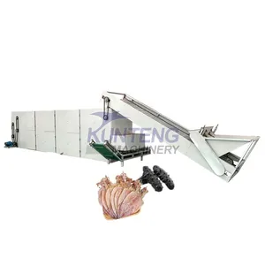 Continuous Saffron Fig Durian Potato Slices Mesh Belt Dryer Buddha Fragrant Anchovy Dryer thumbnail-1