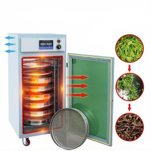 Rotary Roaster Dehydrator Dryer for Tea Flowers Dried Fruit and Food Multi-layer Aroma-Enhancing Machine Stainless Steel thumbnail-1