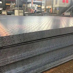 4mm 6mm 8mm 10mm High Quality High Pressed Embedded Checkered Carbon Galvanized Steel Sheet/Plate thumbnail-4