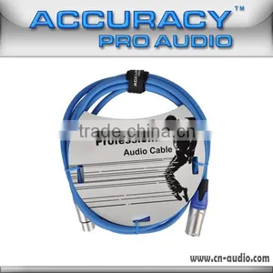 Accuracy Pro Audio 3 Meters Xlr3m Xlr3f Microhone Cable With Blue Color MC197B-3M thumbnail-1