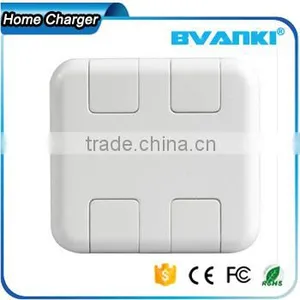 Hot New Products for 2016 US/EU/UK Plug USB 4 Port Desktop Charger/ Rapid Charging Station Wall Usb Charger for IPhone Charger thumbnail-4