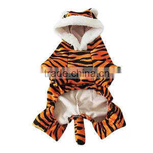 Yellow Dog Tiger Clothes With Warp-knitted Velvet Fit for Spring Autumn and Winter thumbnail-3