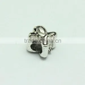 Wholesale Pdora Archaized Anti-silver Butterfly Shape Hole Beads, DIY Bracelets Hole Beads Accessories thumbnail-4
