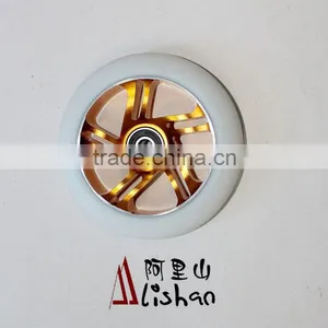 Gold Metal Core Scooter Wheels 110mm For Sale thumbnail-1
