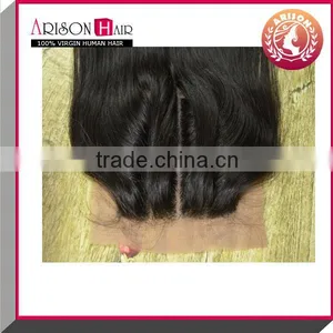 Virgin Hair Silk Base Free Part Closure Silk Base Closure With Baby Hair thumbnail-2
