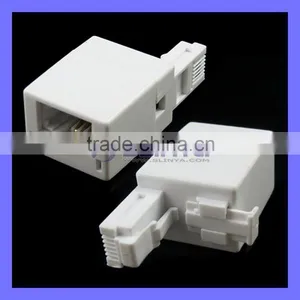 RJ11 to BT Telephone Phone Socket Plug Adapter Converter US to UK thumbnail-1