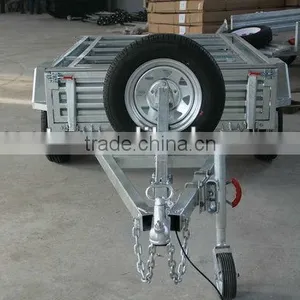 7*4 Hot-dipped Galvanized Box Trailer thumbnail-1