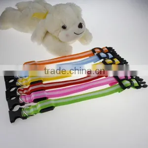 2016 ABS TPU Nylon LED Glow Collar Dog Puppy Pet Tag Flashing Light Safety Harness thumbnail-4