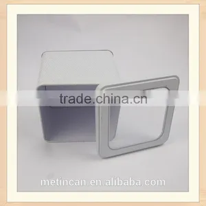 Direct Factory Window Square Tin Box With PVC Window thumbnail-4