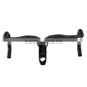 Carbon Fiber Road Bike Handlebar & Integrated Racing Bike Handlebars HB006 thumbnail-1