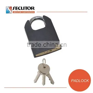 PVC Plastic Shell Shackle Protected Lock Brass Padlock thumbnail-2