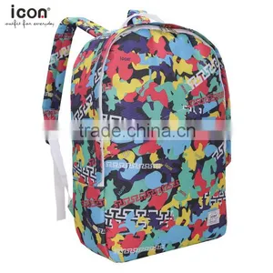 Heat Transfer Printing 600D Polyester Backpack thumbnail-2
