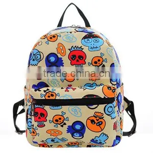 High School Students Backpack Canvas Printing Girls Shoulder Bag Manufacture thumbnail-3