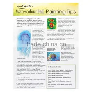 Mont Marte Watercolour Pad German Paper A4 300gsm 12 Sheet thumbnail-2