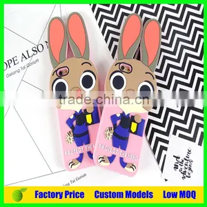 Rabbit Silicone 3d Phone Case for Iphone 6 Plus Cell Phone Case Back Cover thumbnail-2