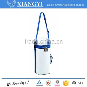 New Prduct 2L Capacity High Quality PVC Leather Insuluted Cooler Water Bottle Bag thumbnail-1
