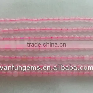 Rose Quartz Beauty Beads Loose Gemstone Round Beads Rose Quartz Beads for Jewerly and Fashion thumbnail-4