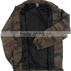 Camouflage Coaches Jacket, Custom Camouflage Coaches Jacket, Camouflage Cheap Coaches Jacket thumbnail-3