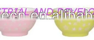 5.5" CERAMIC BOWL WITH SPOON thumbnail-1