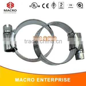 Black Zn Carbon Steel Spring Hose Clamp/metal Band Elastic Hose Clamp Quality Choice thumbnail-1
