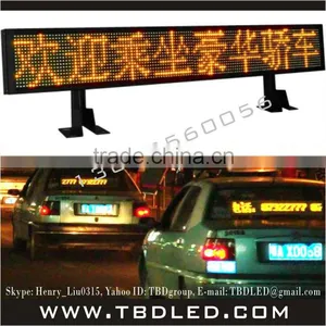 Led Taxi Led Display Car Message Sign Screen Bus Display Board thumbnail-1