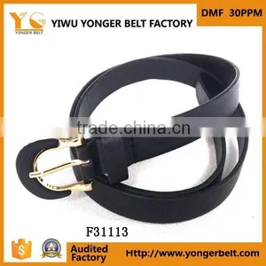 Fashion High Quality Simple Black Wholesale Lady Decoration Women Belt thumbnail-1