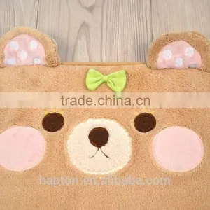 Lovely Cartoon Embroidery With Anti-slipping Back Bear Design Children Mats thumbnail-2