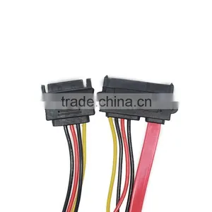 7+15 Pin Female Sata Cable to 15 Pin Male Sata Power Cable With 7 Pin Female Serial ATA Cable thumbnail-1
