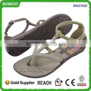PVC Sole Nice Girl and Ladies Slippers Shoes and Sandals thumbnail-3