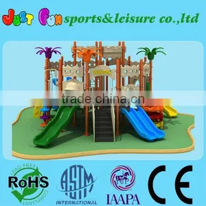 Outdoor Plastic Slide Playground thumbnail-1