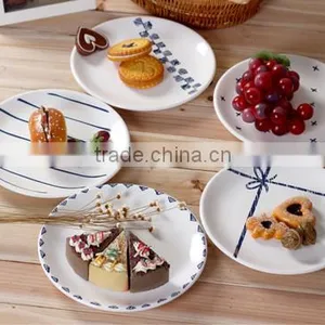 Creative Ceramic Disc Dessert Plate HY1671102 thumbnail-5