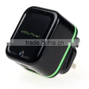 3A Type C With 2.4A Single USB UK Wall Charger thumbnail-1