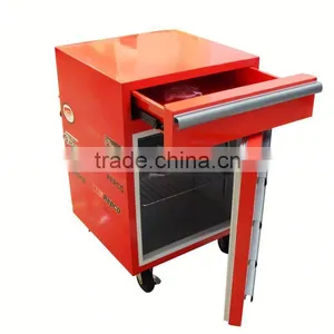 JGA Retro Style 1 Drawer 50L Mini Toolbox Refrigerator , Safe Fridge With 4 Wheels Buy Bench Refrigerator thumbnail-3