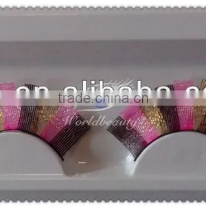 Colored Lace Eyelashes Wholesale thumbnail-1
