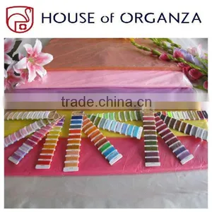 Colorful Organza Sheets for Flower Wrapping With Hot Cut Edge thumbnail-1