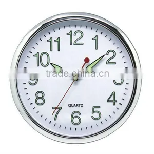 Round Decorative Wall Plastic Wall Mounted Clock thumbnail-1
