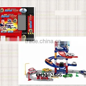 Plastic DIY Parking Lot Play Set Toy thumbnail-1