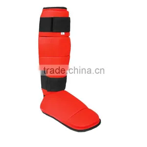 Leather Shin Guards With Shoes Cover JEI-3555 N thumbnail-1
