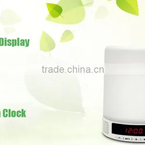 New Trend Hot Bedroom Product Touch Control Led Lamp Blueooth Speaker With LED Screen Clock Display and Alarm Clock Function thumbnail-6