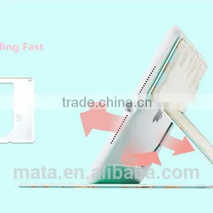 Fashionable Painting Cartoon TPU Leather Case For 360 Degree Rotate For Ipad thumbnail-4